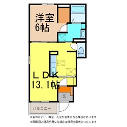 クラール・イーブンベルクＢの物件間取画像